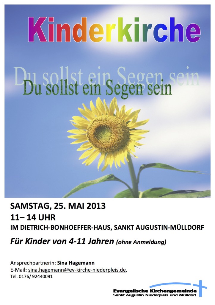 Flyer Segen-Mai 2013