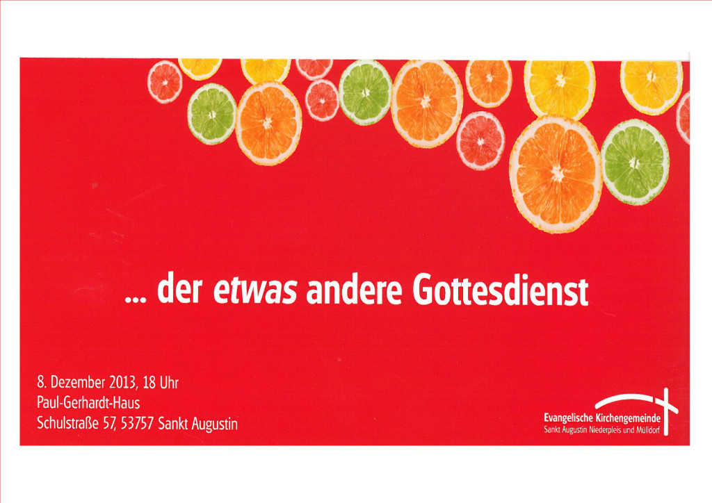 Gottesdienst 8.12