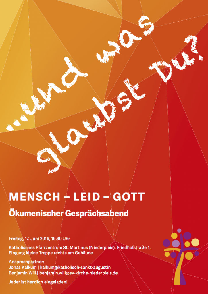 Plakat für Handzettel